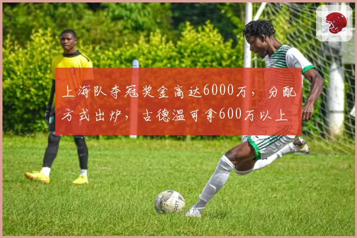 上海队夺冠奖金高达6000万，分配方式出炉，古德温可拿600万以上